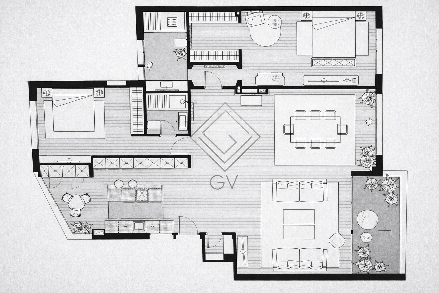 Singular piso en el Viso  - Imagen 1